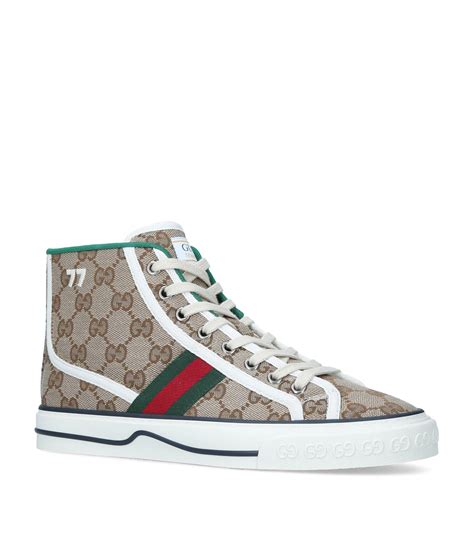 cheap gucci high tops|gucci high top sneakers beige.